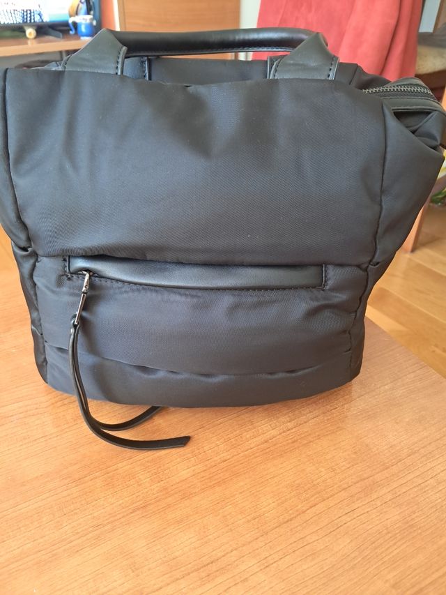 Bolso negro asas, sin asa colgar