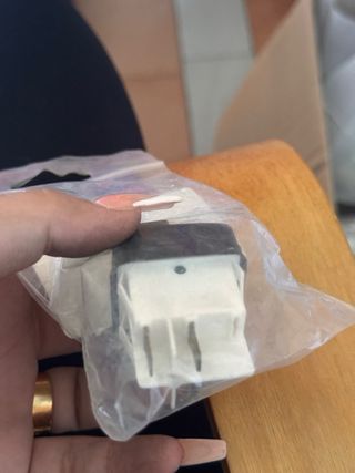 Interruptor Bifasico Negro Maquina Café