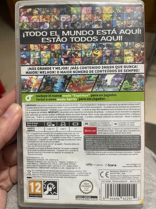 Caja Super Smash Bros. Ultimate Nintendo Switch