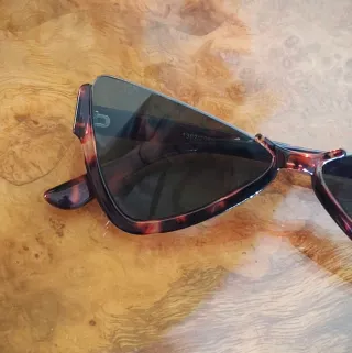 Gafas de Sol Mujer Mango Marrón y Negro