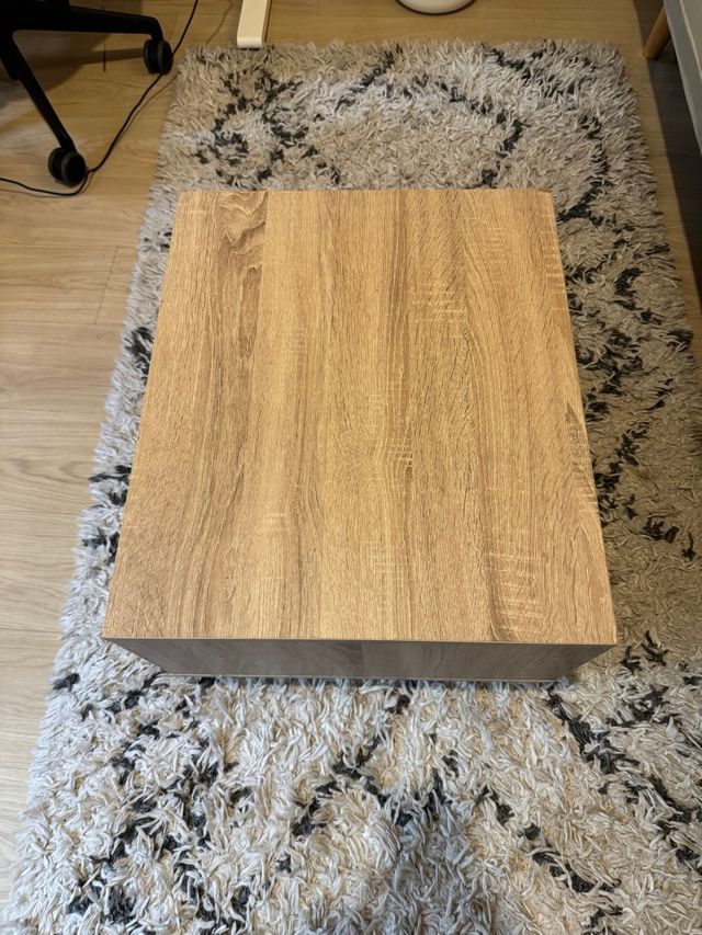 Mesa centro madera contrachapada Sonoma vidaXL