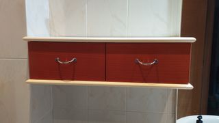 Mueble de baño con cajoneras, todo el conjunto