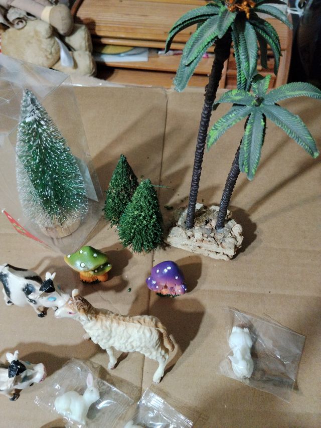 Accesorios Belén: Animales y árboles