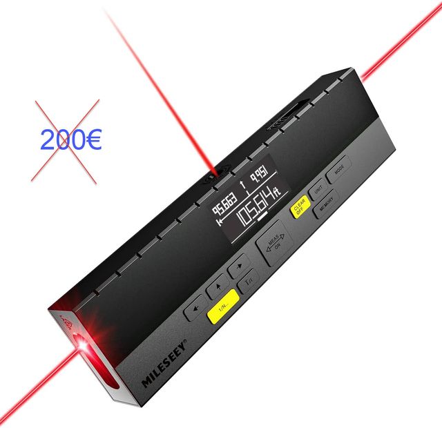 Telémetro Láser Bilateral 120m (versión App) NUEVO