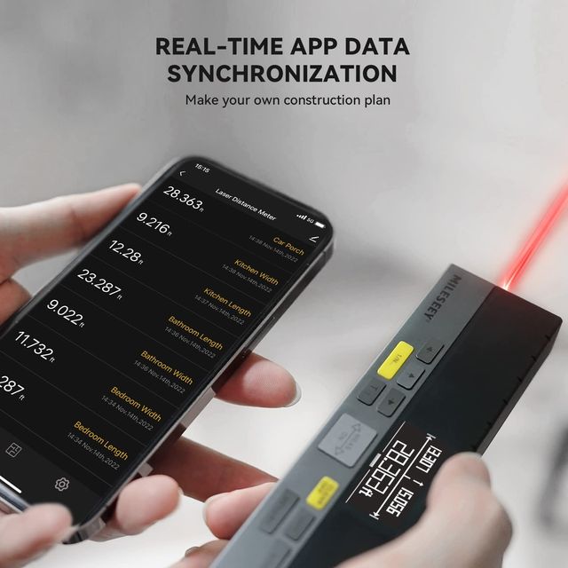 Telémetro Láser Bilateral 120m (versión App) NUEVO