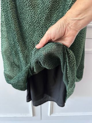 Vestido Pedro del Hierro verde corto