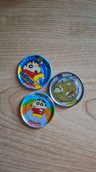 Chapas Shin Chan (3 unidades)