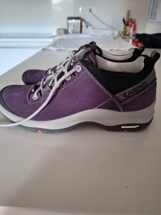 Scarpe trekking donna viola e grigie