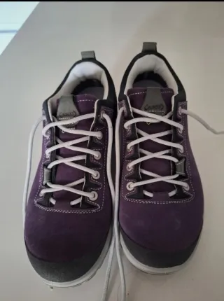 Scarpe trekking donna viola e grigie