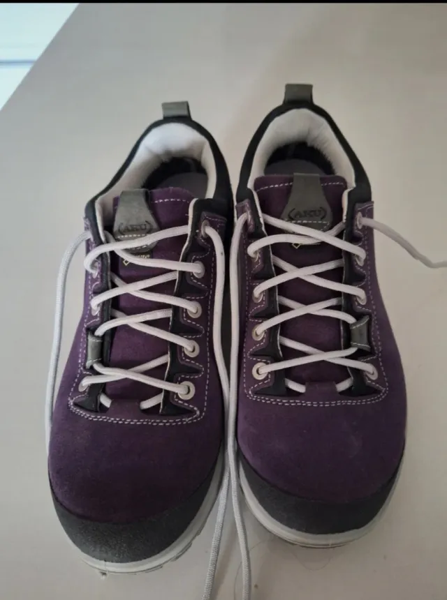 Scarpe trekking donna viola e grigie