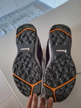 Scarpe trekking donna viola e grigie