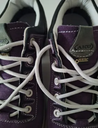 Scarpe trekking donna viola e grigie