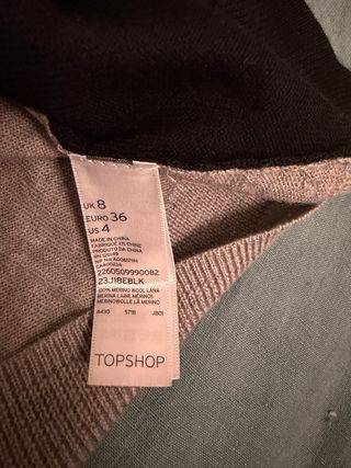 Maglione Topshop nero e grigio