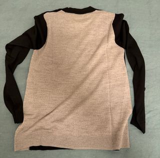 Maglione Topshop nero e grigio