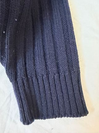 Jersey Lacoste cuello alto azul