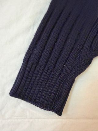 Jersey Lacoste cuello alto azul