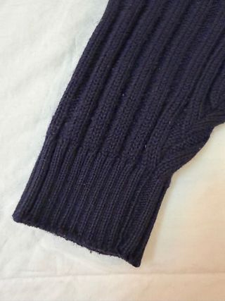 Jersey Lacoste cuello alto azul