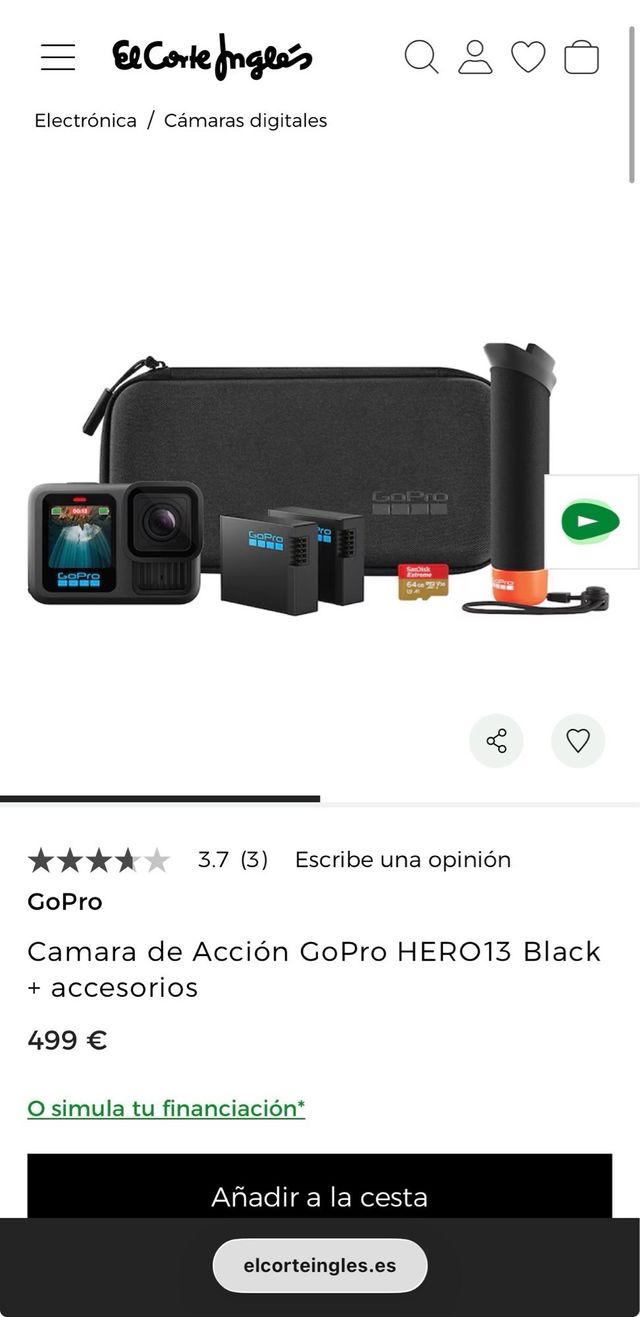 GoPro HERO13 Black IMPECABLE + Muchos Accesorios 