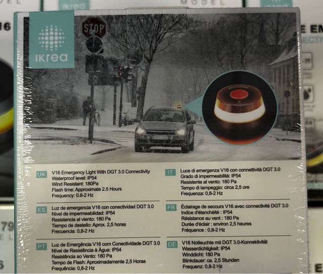 Pack 3 Balizas V16 Homologadas y Geolocalizadas