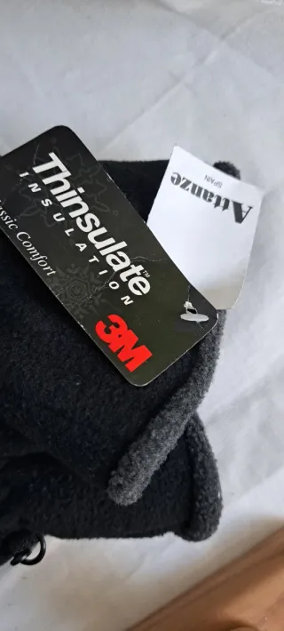 Guantes Thinsulate 3M Negro/Gris