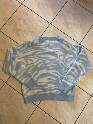 Maglione SHEIN azzurro e bianco