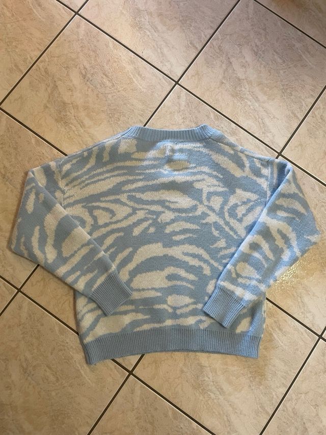 Maglione SHEIN azzurro e bianco