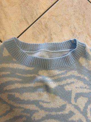 Maglione SHEIN azzurro e bianco