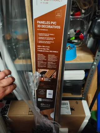 Paneles PVC Decorativos 3D V-Line