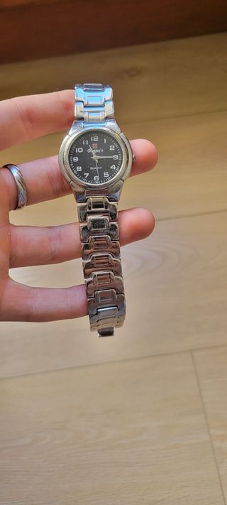 Reloj Dimpy's Quartz Vintage Plata