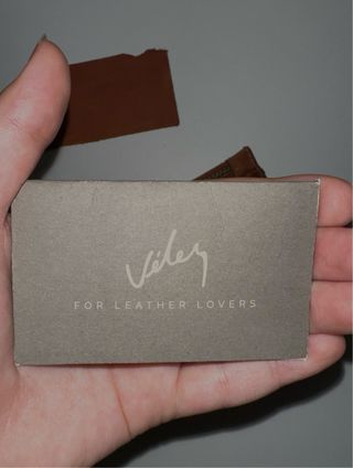 Porta tarjetas Vélez cuero trenzado