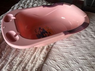 Bañera bebé rosa