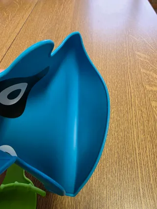 Lote 2 Baberos Silicona Bebé Rana Monstruo