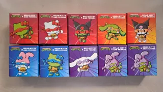 Colección Completa Hello Kitty x Tortugas Ninja