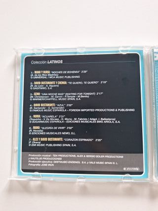 CD Operación Triunfo Latinos Colección Exclusiva