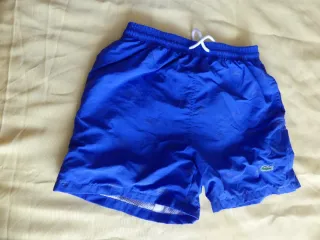 Bañador Lacoste chico azul