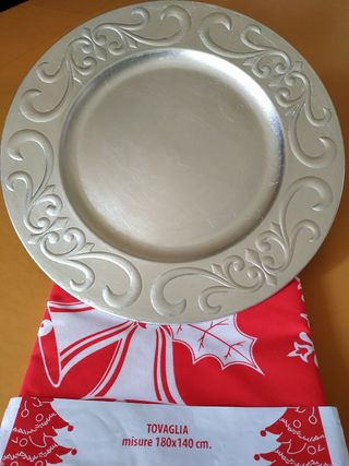 Centrotavola + tovaglia di Natale