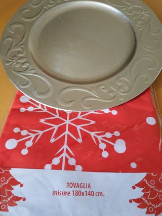 Centrotavola + tovaglia di Natale