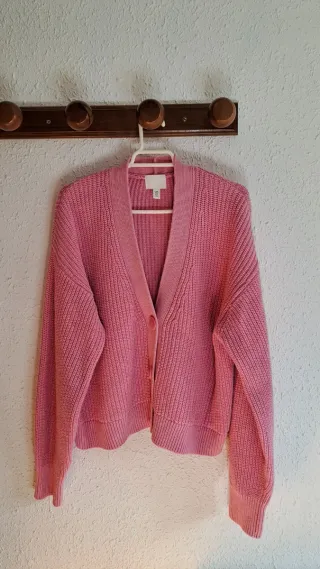 Chaqueta H&M rosa de punto