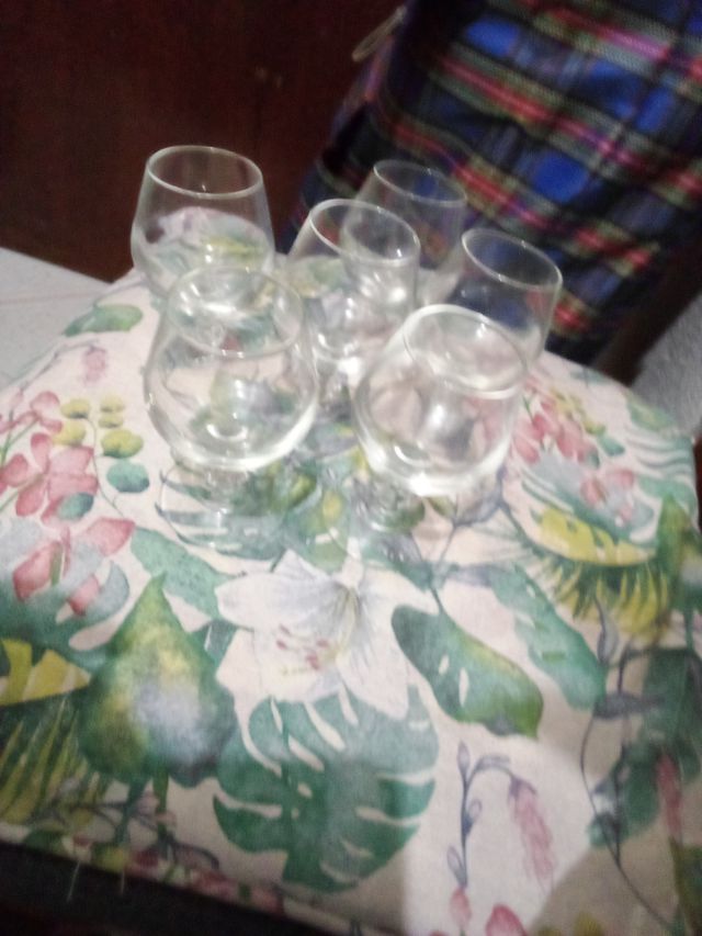Set 6 copitas para trago