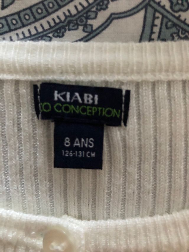 Jersey Kiabi Blanco Mujer