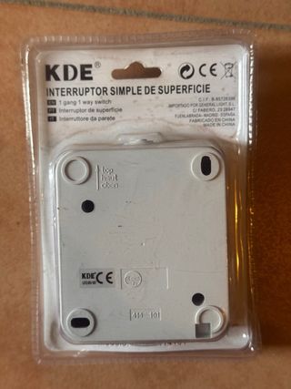 Interruptor de superficie KDE IP54