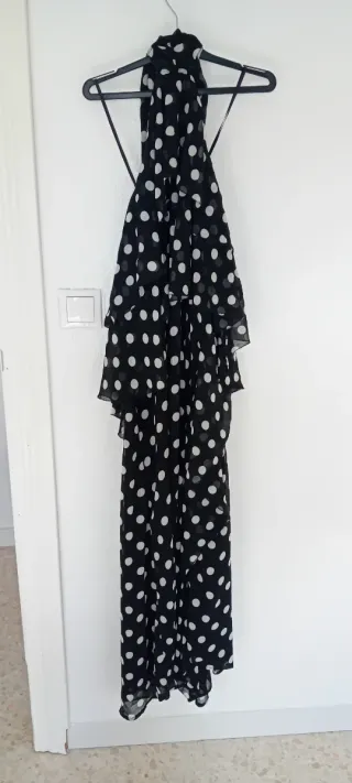 Vestido de fiesta lunares