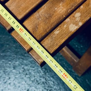 Silla plegable de madera
