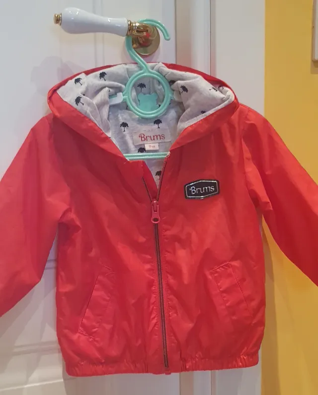 Impermeabile Brums rosso bambino/a 9 mesi