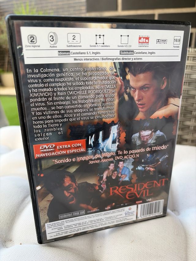 DVD del film Resident Evil 2
