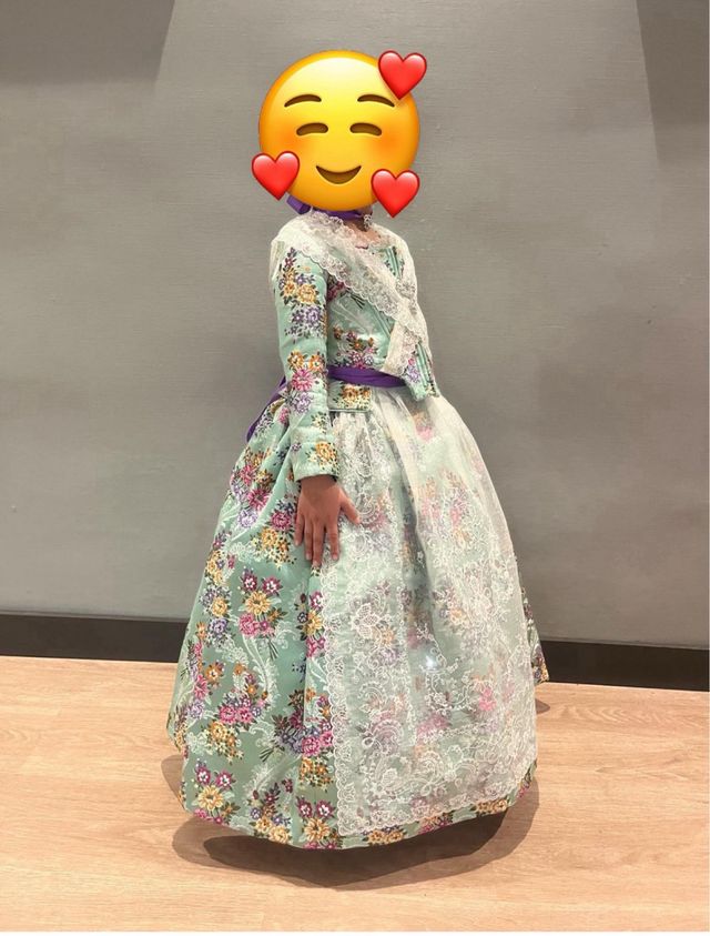 Traje de Fallera Niña 4-7 Años