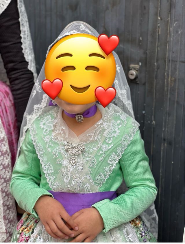 Traje de Fallera Niña 4-7 Años