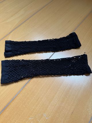 Guantes rejilla largos sin dedos