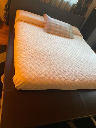 Letto Poltrona Frau King Size Pelle