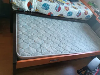 Cama nido con cajones y colchón